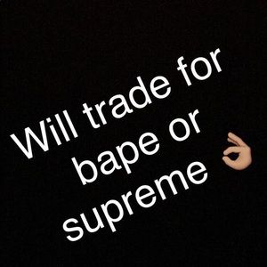 Willing to trade anything in my closet 👌🏽